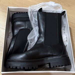 Princess Polly Black Combat Boots